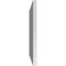 Ekena Millwork Vertical Surface Mount PVC Gable Vent: Non-Functional, w/ 3-1/2"W x 1"P Standard Frame, 16"W x 18"H GVPVE16X1801SN - alternate 4